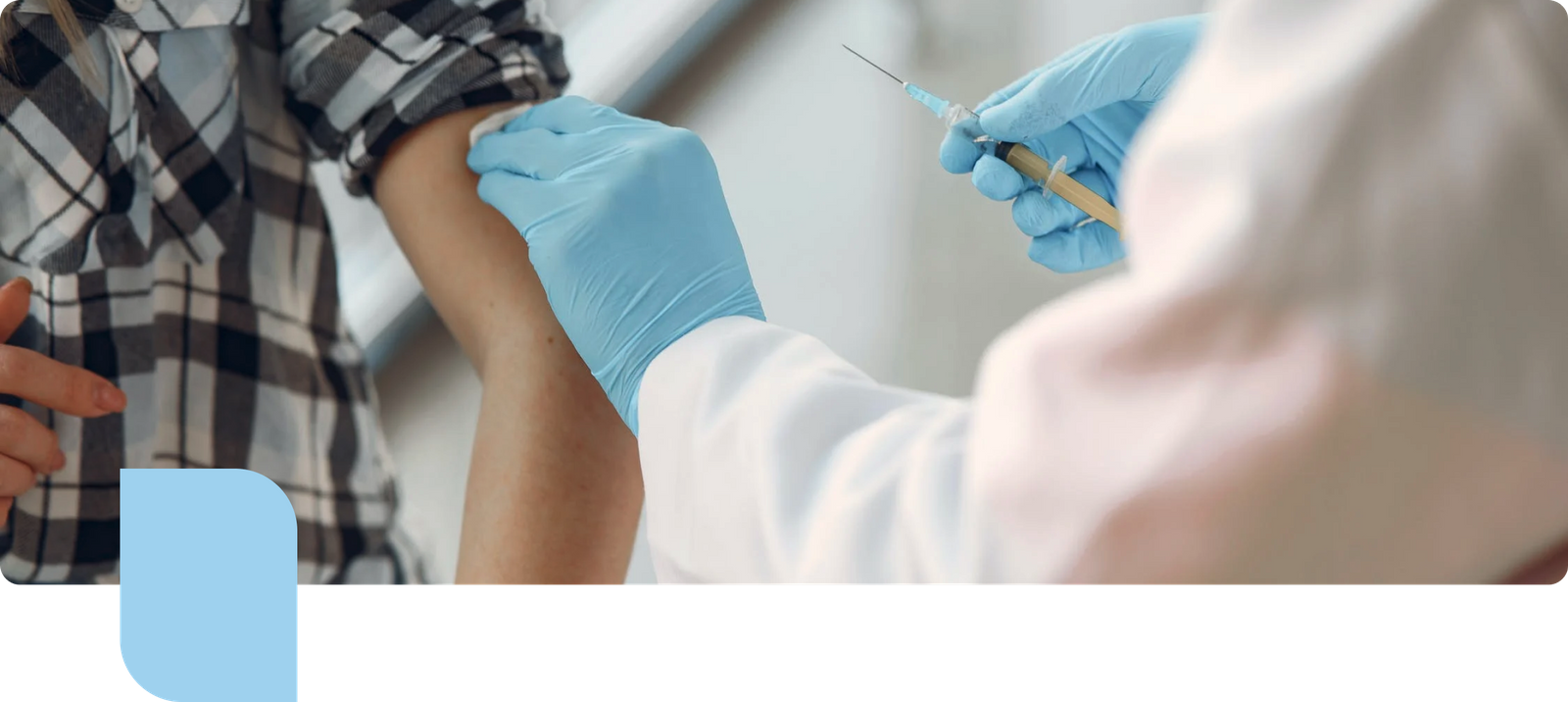 Global Health Solutions medical professional administering an on-site service